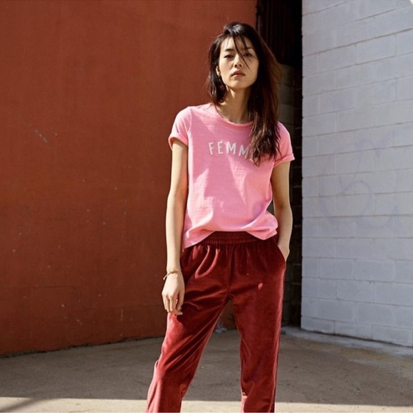 Madewell Tops - Madewell • FEMME • Shirt • Pink • 100% Cotton • Small